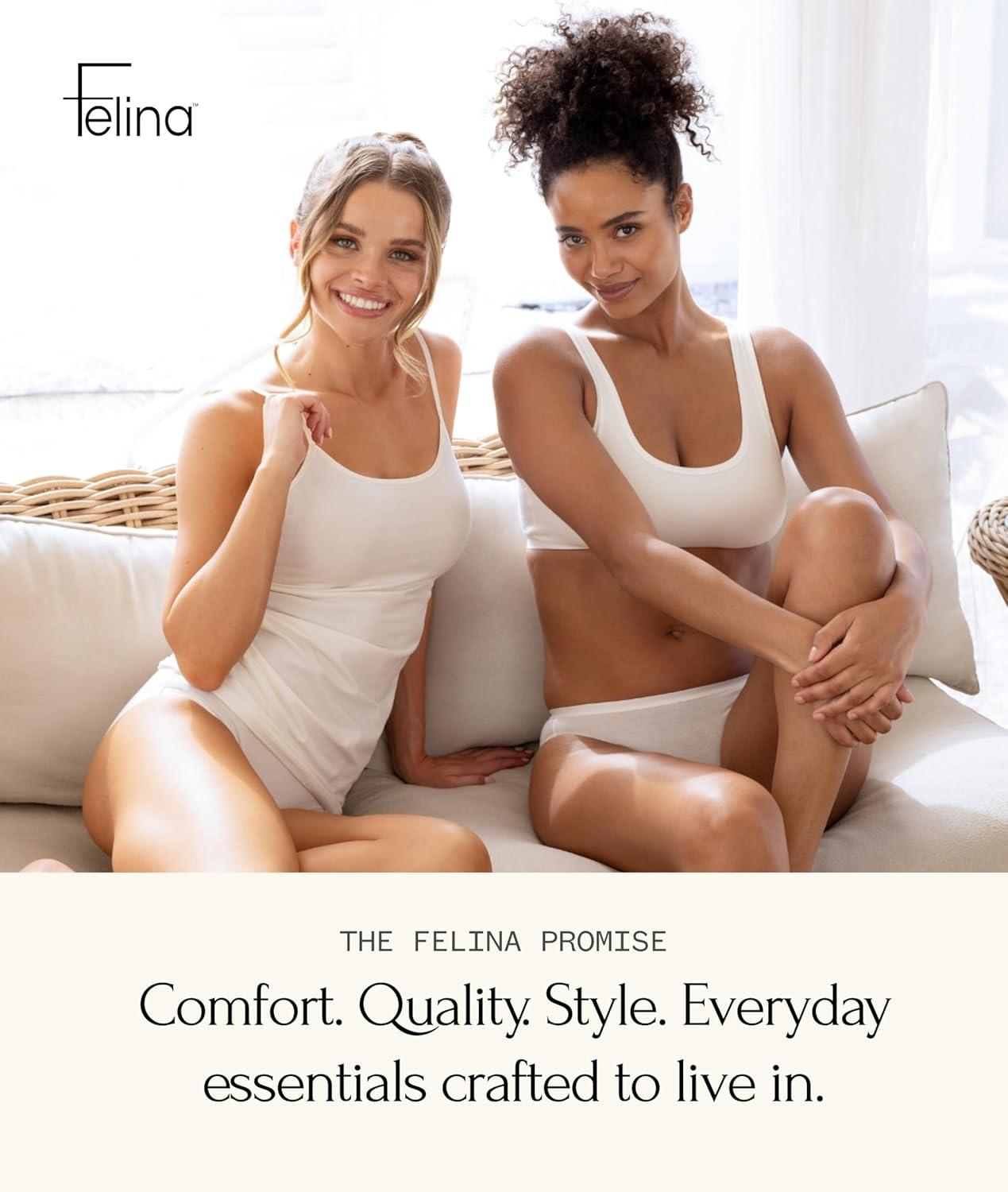 imageFelina Organic Cotton Bralette for Women Super Soft ampamp from PlantBased DyesWheat