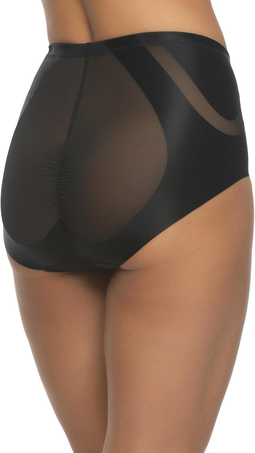 imageFelina Uplifted Satin ampamp Mesh BodyMapped Shaper BriefRose Tan