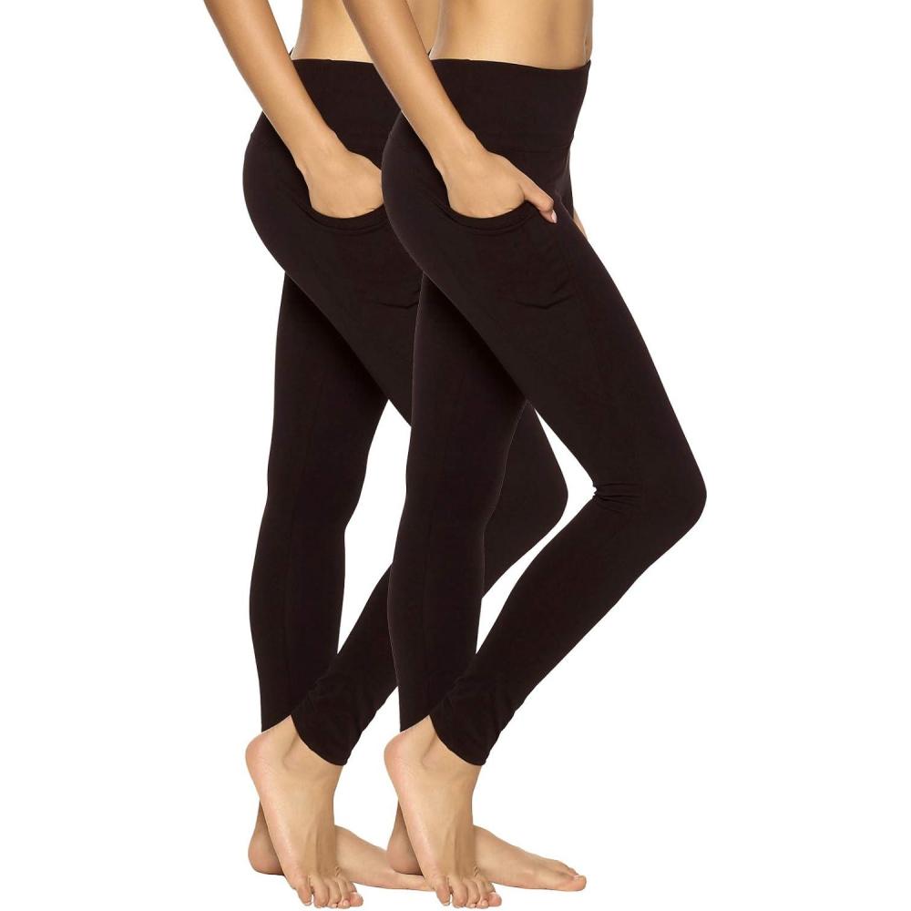 imageFelina  Athletic Pocket Leggings  2Pack  LoungeBlack