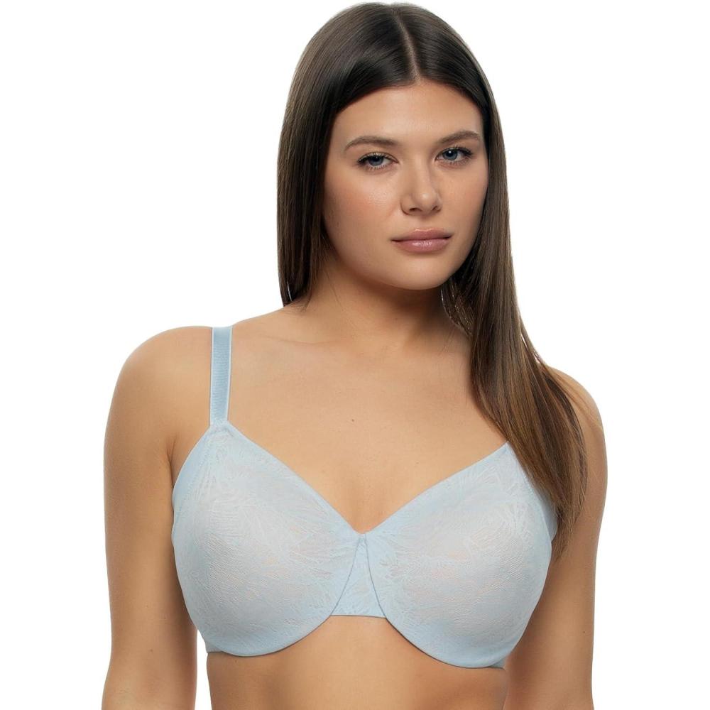 imageFelina  Jessamine Unlined Side Smoothing Minimizer Bra  32C  44H  Back ampamp Side Smoothing LaceSkyway