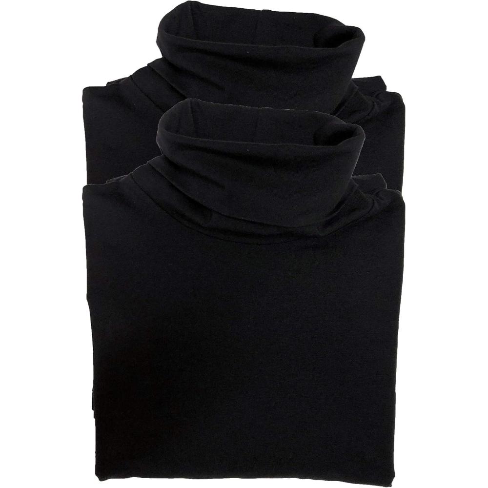imageFelina Long Sleeve Turtleneck 2Pack Loungewear SleepwearBlack Black