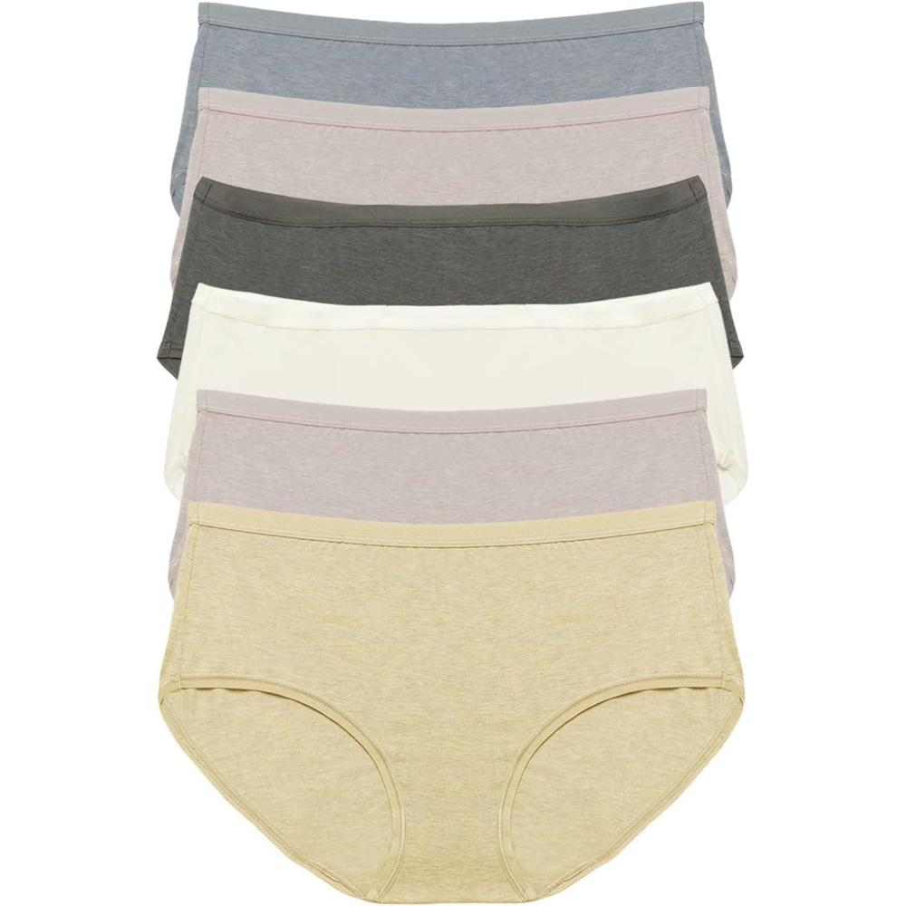 imageFelina  Organic Cotton Hipster Panties  6PackRiver Stone