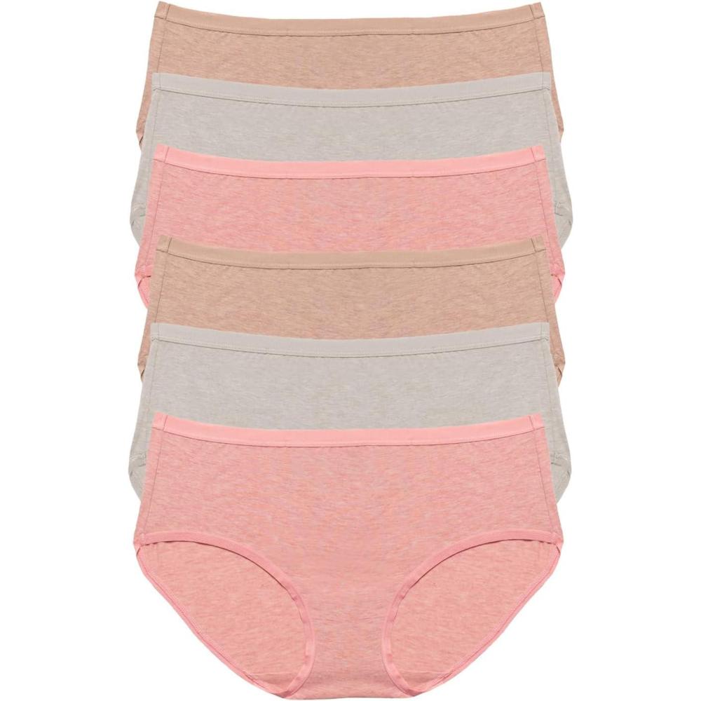 imageFelina  Organic Cotton Hipster Panties  6PackRose Garden