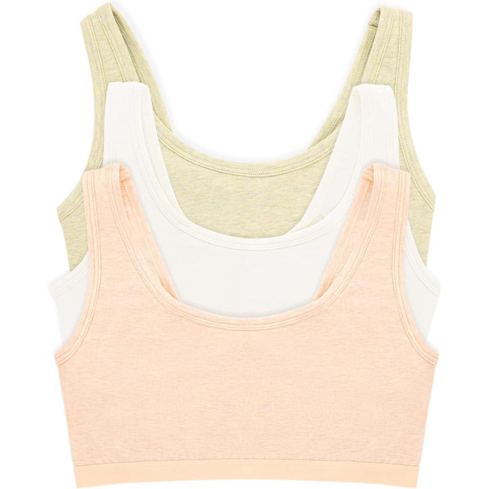 imageFelina Organic Cotton Stretch Bralette 2PackCloud Dancer