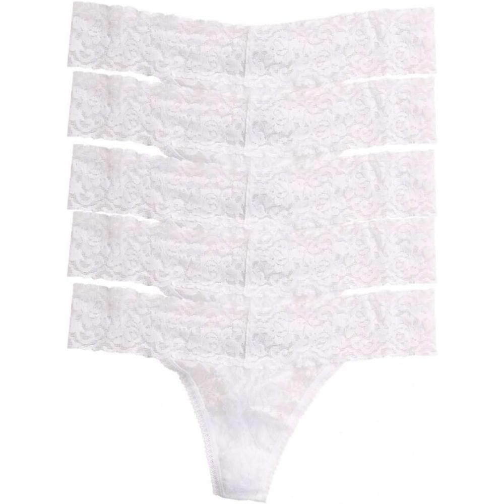 imageFelina  Signature Stretchy Lace Low Rise Thong  PantyWhite