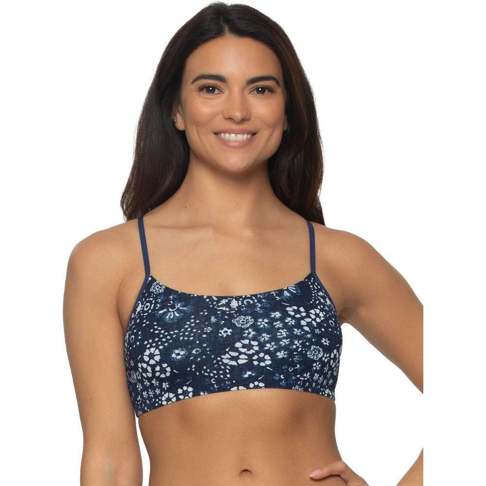 imageFelina  Super Soft Modal Bralette  Adjustable Straps Moisture Wicking Lounge BraletteBandana