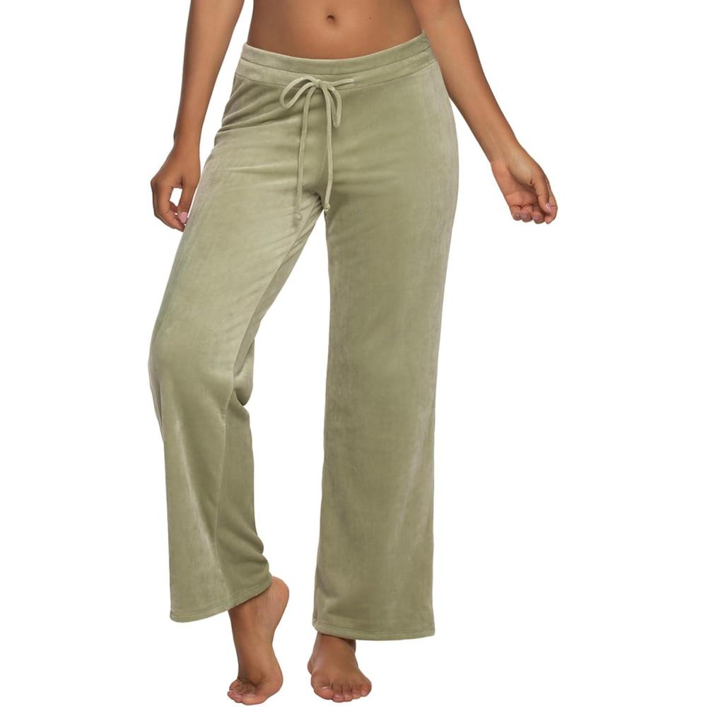 imageFelina 2Ply Velour Womens Lounge PantsBreathable and Lightweight  Insanely Soft Lounge Pants Women Womens Lounge PantsTea