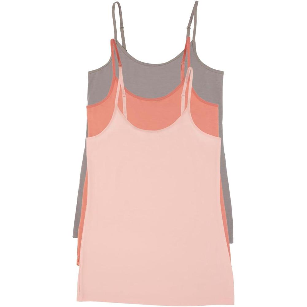 imageFelina Adjustable Camisole Tank Top Premium Micro Modal Womens Tank Tops Soft Breathable and Versatile UndergarmentBlushing Peach