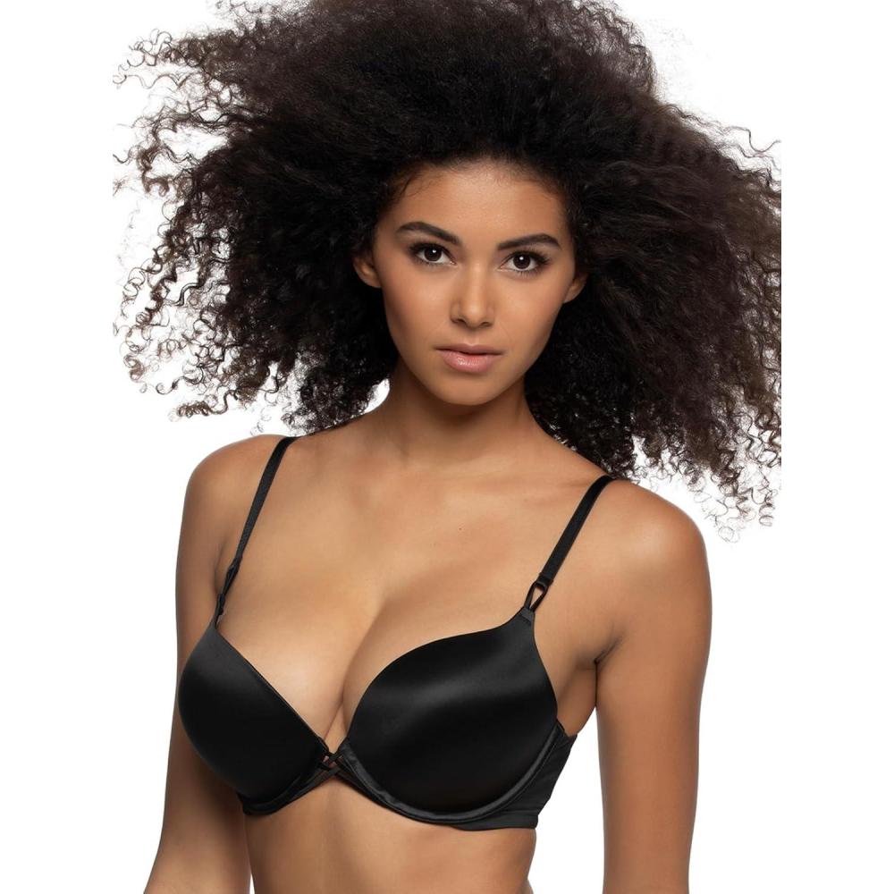 imageFelina Luscious Satin Push Up BraBlack