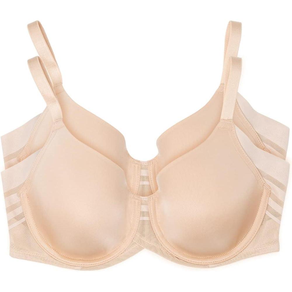 imageFelina Marvelous Side Smoothing TShirt BraWarm Neutral 2pack