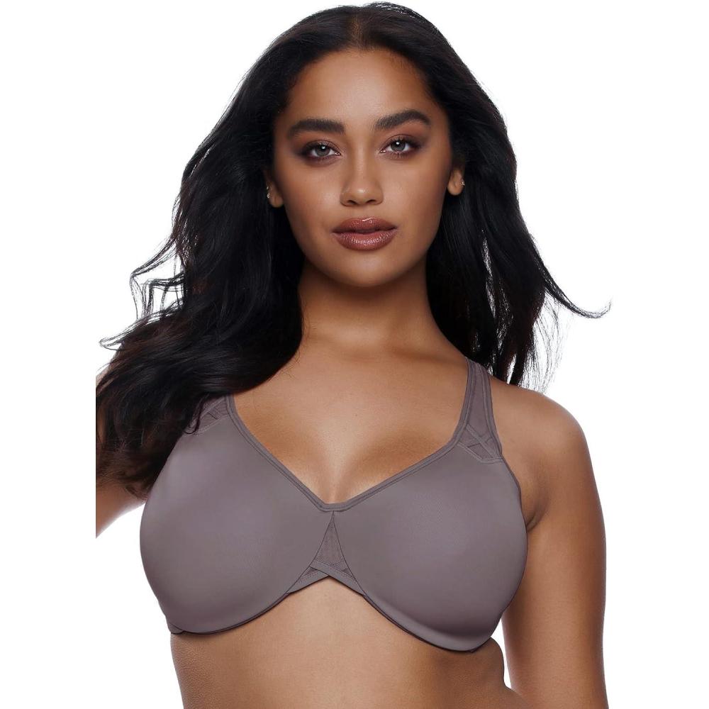 imageFelina Paramour Amaranth Cushioned Comfort Unlined Minimizer BraSparrow