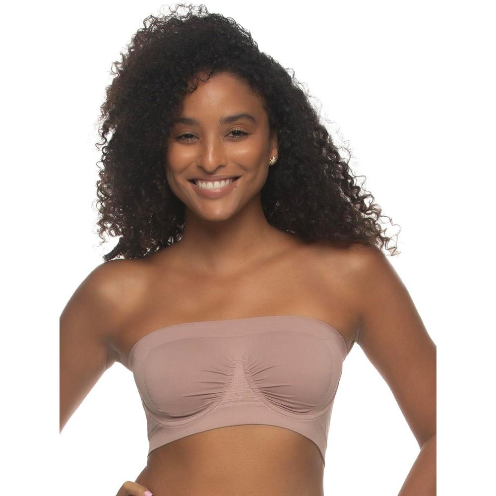 imageFelina Paramour Body Smooth Seamless Underwire Bandeau BraRose Tan