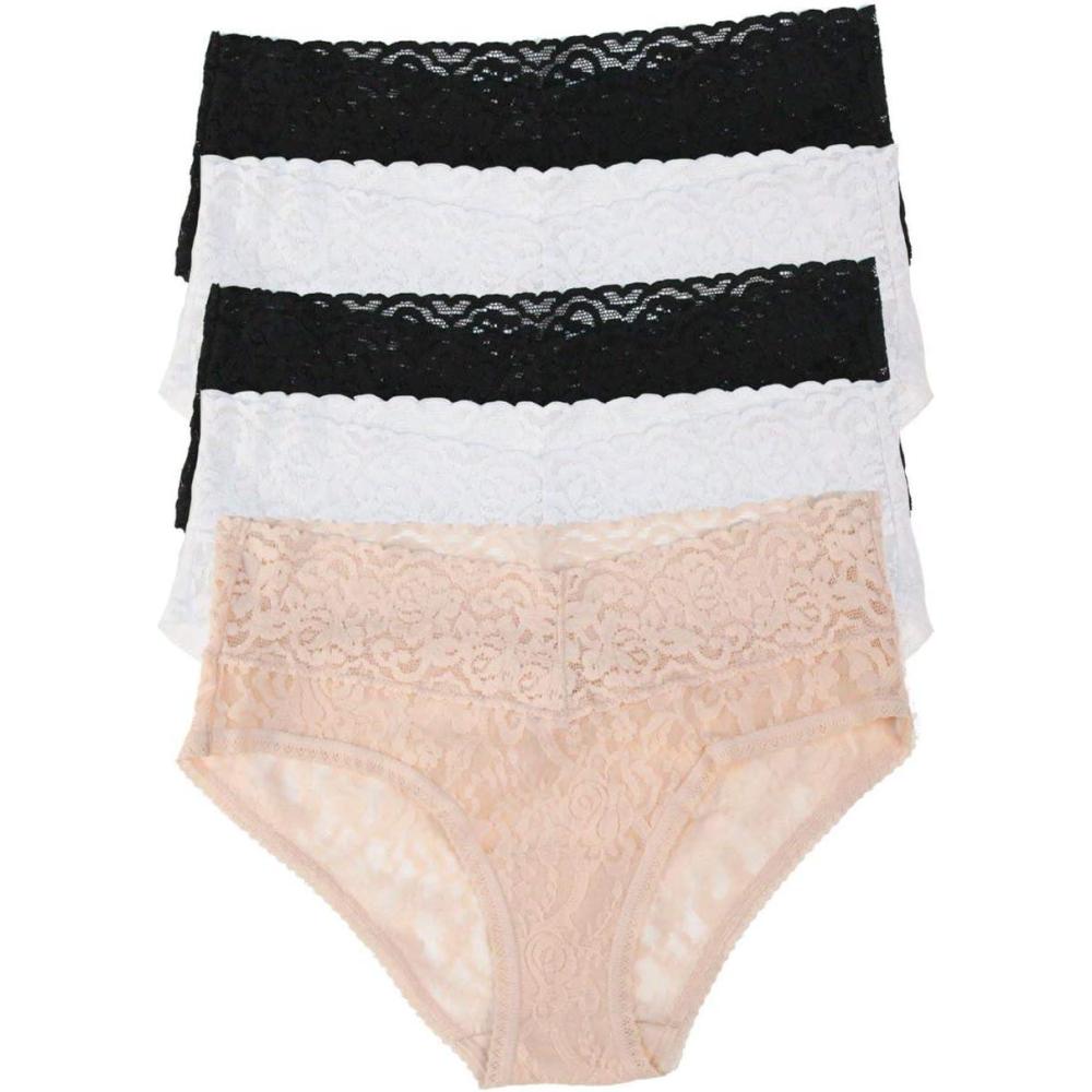 imageFelina Signature Stretchy Lace Low Rise Hipster 5Pack  PantyBasics Combo