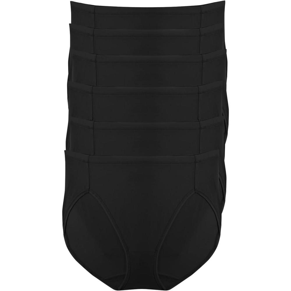 imageFelina Super Stretchy Cotton HiCut Brief 6PackBlack