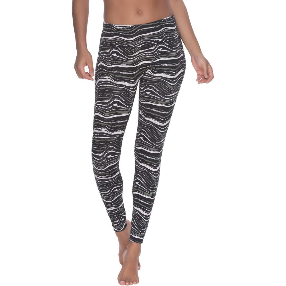 imageFelina Velvety Soft HighWaisted Legging Comfortable CurveHugging 4Way Stretch Lightweight NoCenter Seam DesignBlack Wave