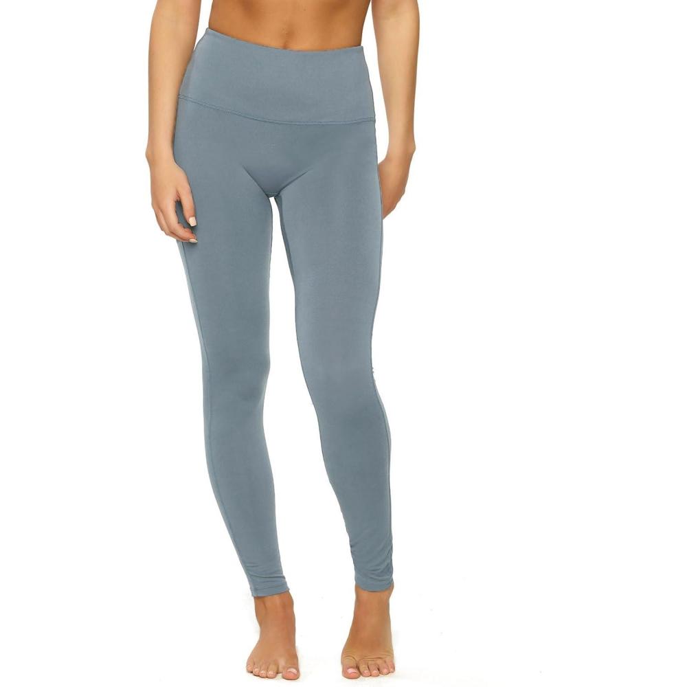 imageFelina Velvety Soft HighWaisted Legging Comfortable CurveHugging 4Way Stretch Lightweight NoCenter Seam DesignLead