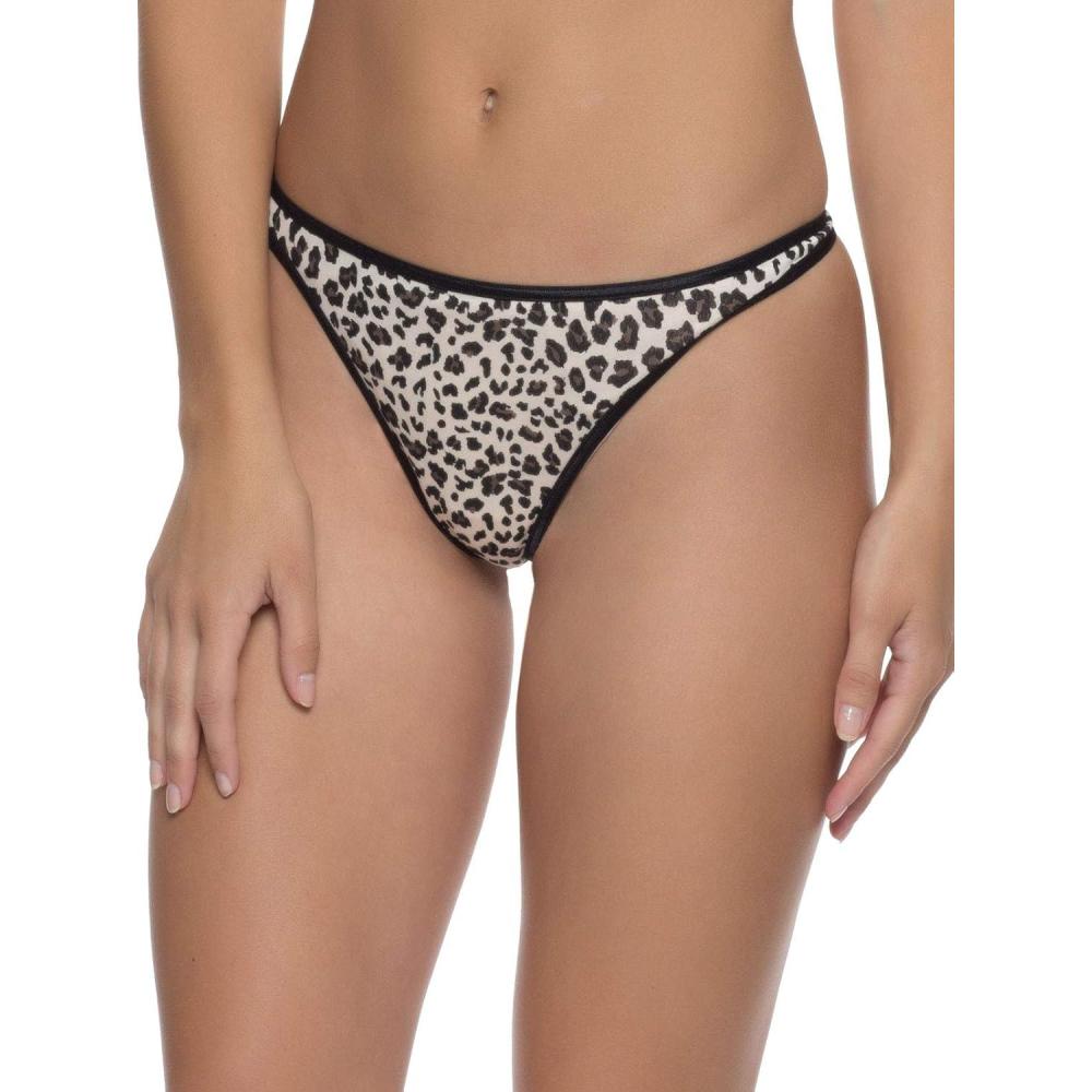 imageFelina Womens So Smooth Thong Pack of 3Cheetah