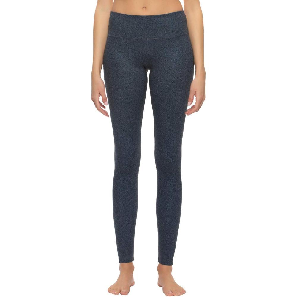 imageFelina Womens Sueded Athletic Leggings Slimming WaistbandIndigo Denim