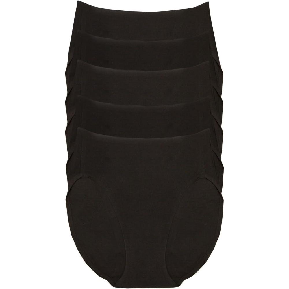 imageFit Flex Stretch Hi Cut 5PackBlack