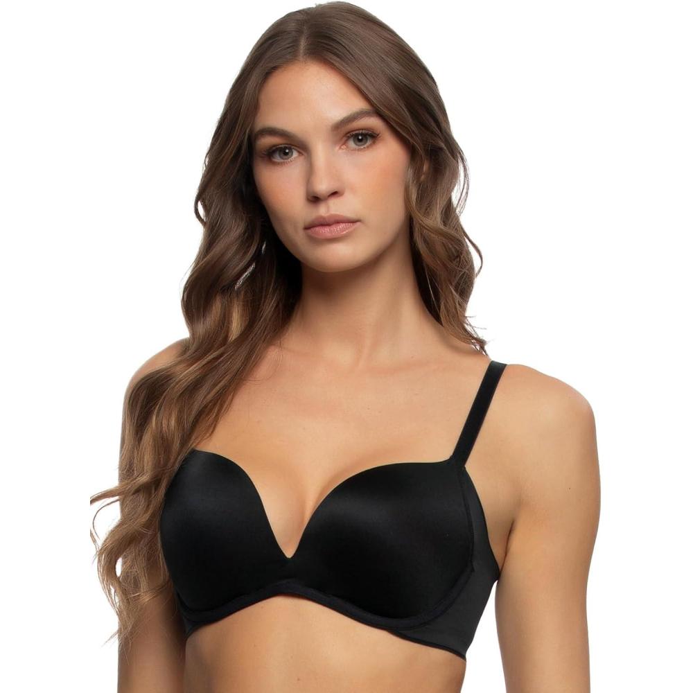 imageMoxie Seamless Side Smoothing Push Up BraBlack