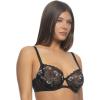 Allure Unlined Embroidered Bra(Midnight Rouge)