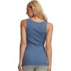 Cotton Ribbed Tank Top – Stylish and Comfortable Womens Tank Tops, Sleeveless Design, Perfect for Layering(Denim Heather Stripe)
