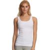 Cotton Ribbed Tank Top – Stylish and Comfortable Womens Tank Tops, Sleeveless Design, Perfect for Layering(White Medium Heather Gray)