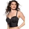Felina | Body Veil Longline Strapless Bra | Seamless | Contour | Adjustable(Black)