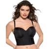 Felina | Body Veil Longline Strapless Bra | Seamless | Contour | Adjustable(Black)
