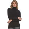 Felina | Long Sleeve Turtleneck 2-Pack | Loungewear | Sleepwear(Black White)