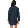 Felina – Mirielle Sleepshirt – Oversized Button-Down Sleepwear, Cotton Poplin Comfort(Navy Whisper)