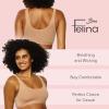 Felina | Organic Cotton Bralette for Women | Super Soft & from Plant-Based Dyes(Sky)