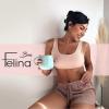 Felina | Organic Cotton Bralette for Women | Super Soft & from Plant-Based Dyes(Slate)