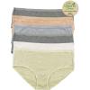 Felina | Organic Cotton Hipster Panties | 6-Pack(Birchwood)