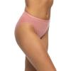 Felina | Organic Cotton Stretch Hi Cut Panty | Women’s Underwear(Medium Rose)