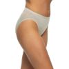 Felina | Organic Cotton Stretch Hi Cut Panty | Women’s Underwear(Pebble)
