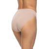 Felina | Organic Cotton Stretch Hi Cut Panty | Women’s Underwear(Taupe)