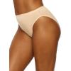 Felina | Organic Cotton Stretch Hi Cut Panty | Women’s Underwear(Wheat)