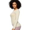Felina | Organic Cotton Stretch Long Sleeve Tee(Pebble)