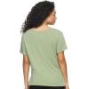 Felina | Organic Cotton Stretch Scoop-Neck Tee(Thyme)