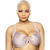 Felina – Paramour Angie Front Close Minimizer Bra for Women(Gull Gray)