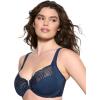 Felina – Paramour Angie Front Close Minimizer Bra for Women(Wild Indigo)