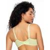 Felina – Paramour Peridot Lace Full Coverage Unlined Bra for Women(Green Willow)