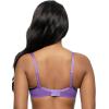 Felina – Paramour Peridot Lace Full Coverage Unlined Bra for Women(Royal Purple)