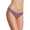 Felina | Signature Stretchy Lace Low Rise Thong | Panty(Cocoa Beans)