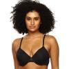 Felina | So Smooth Modal Everyday Demi T-Shirt Bra | Lightly Padded | 2-Pack(Black)