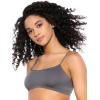 Felina – Super Soft Modal Bralette – Adjustable Straps, Moisture Wicking Lounge Bralette(Smoke Pearl)