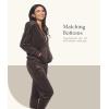 Felina – Womens Velour Zip Hoodie and Jogger Set Soft 2-Piece Tracksuit Lounge Set(Deep Olive)
