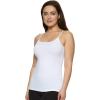 Felina Adjustable Camisole Tank Top – Premium Micro Modal Womens Tank Tops – Soft, Breathable, and Versatile Undergarment(Black White)