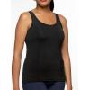 Felina Athletic Pocket Tank Top | Athleisure Top for Women(Black)